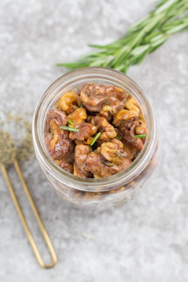 Healthy Rosemary Toasted Walnuts The Clean Eating Couple