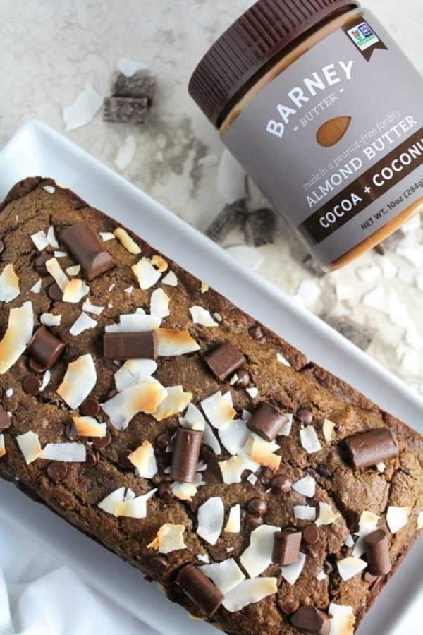Healthy Cocoa Coconut Almond Butter Bread The Clean Eating Couple