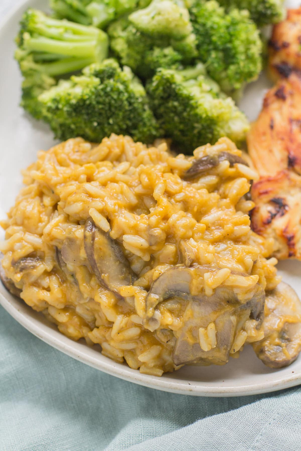 Healthy Pumpkin Mushroom Risotto The Clean Eating Couple