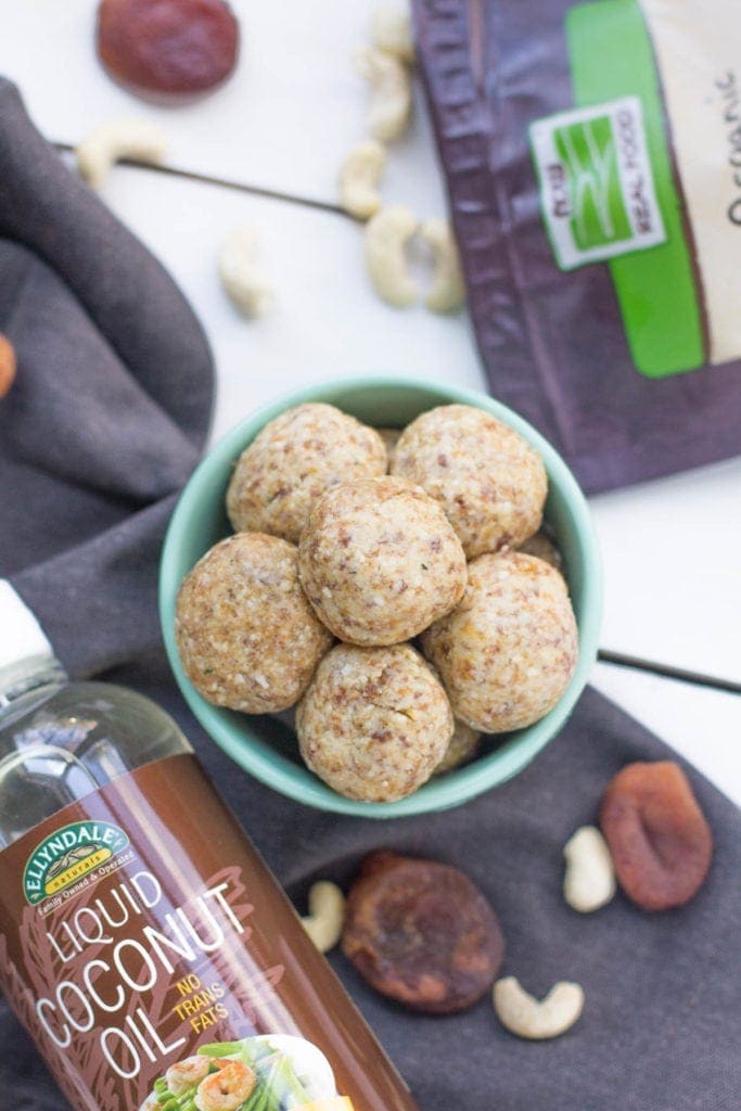 Whole 30 Apricot Cashew Energy Bites The Clean Eating Couple