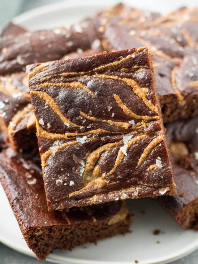 Almond Butter Brownies The Clean Eating Couple
