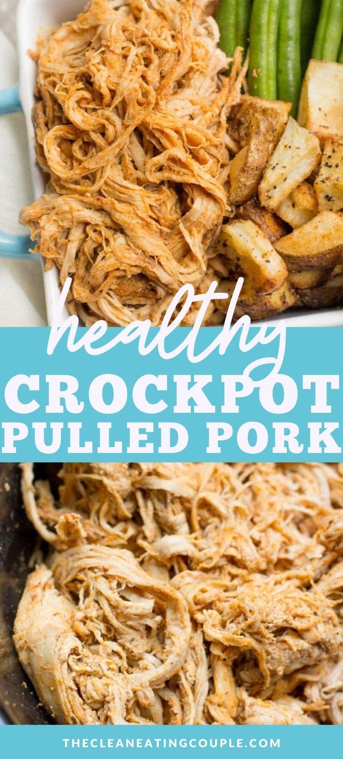 Crockpot Pulled Pork Recipe (Healthy) The Clean Eating Couple