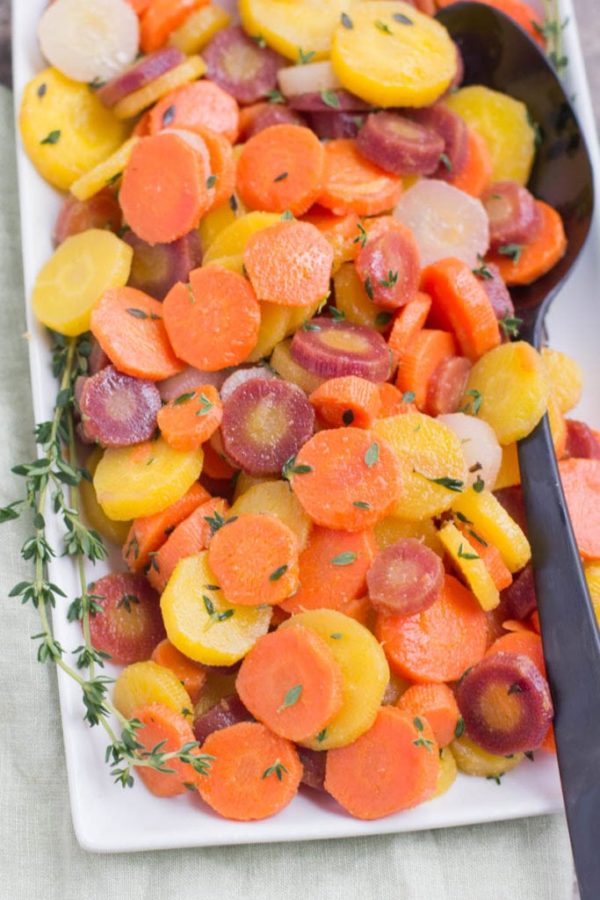 Honey Thyme Garlic Carrots The Clean Eating Couple