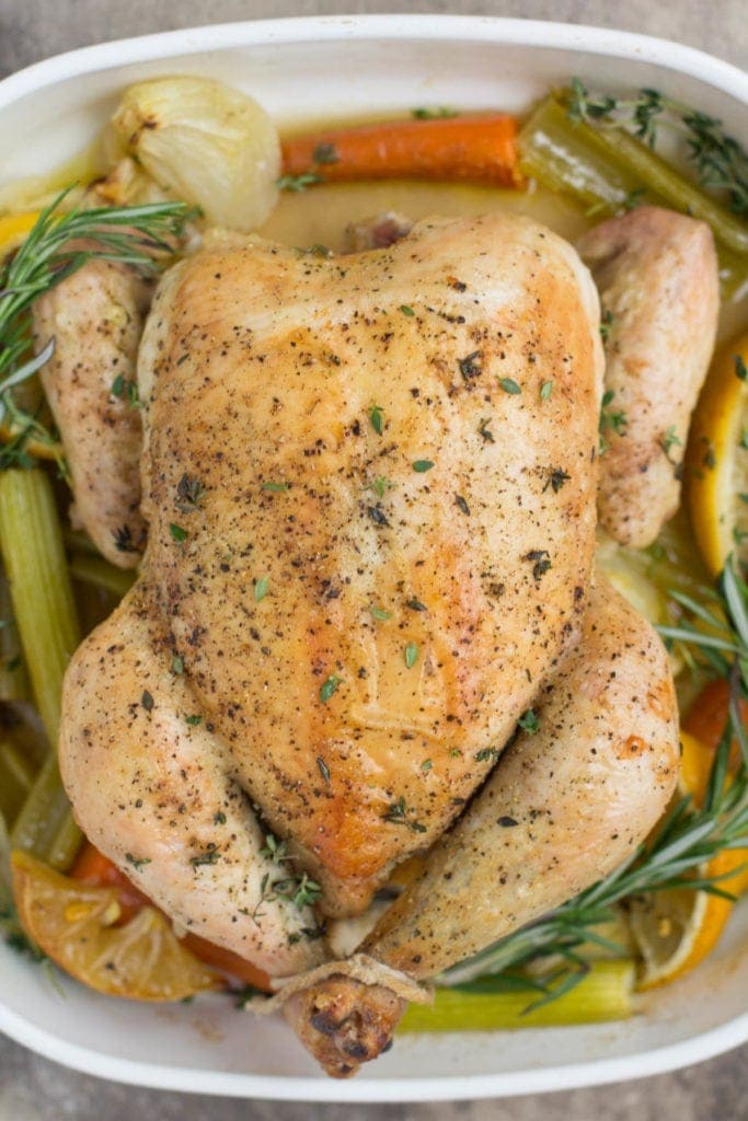Whole Roasted Chicken The Clean Eating Couple
