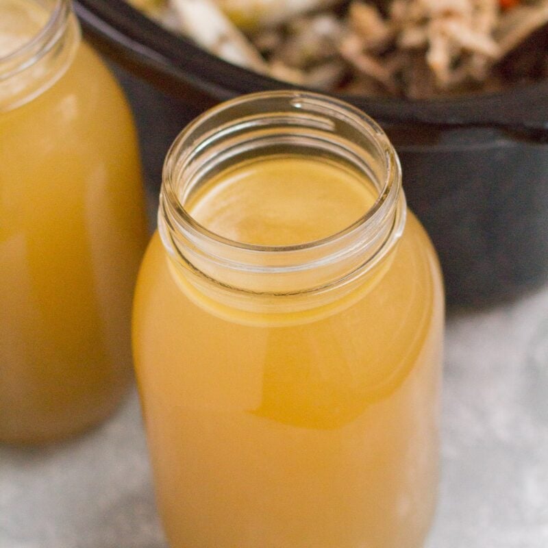 Easy Crockpot Bone Broth [How To Tutorial] | The Clean Eating Couple