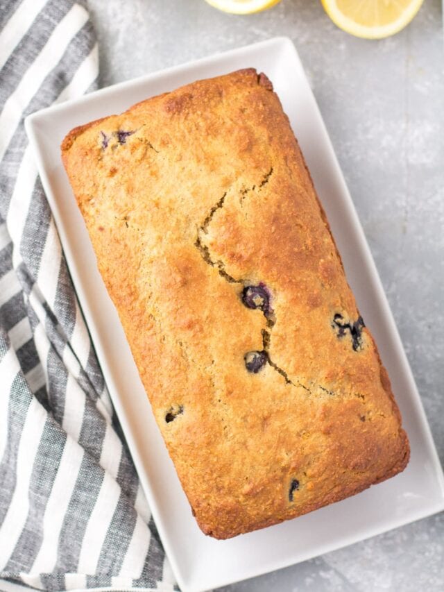 Lemon Blueberry Bread The Clean Eating Couple