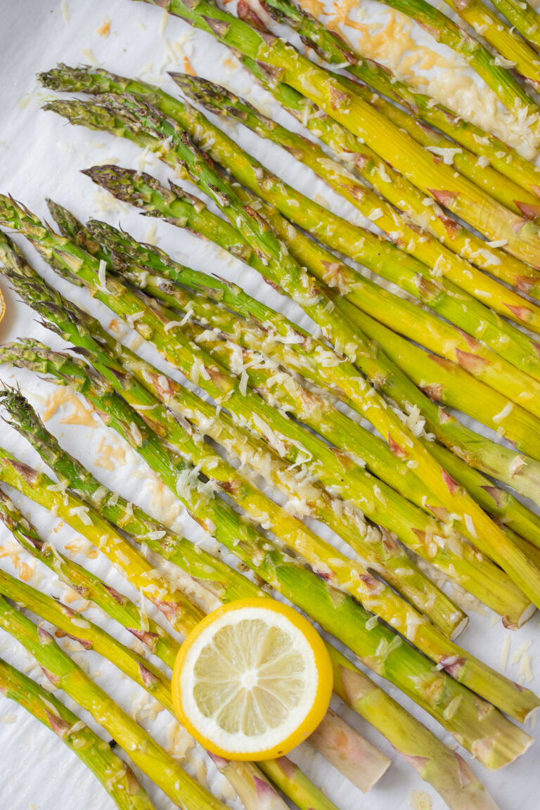 Parmesan Lemon Asparagus in the Oven The Clean Eating Couple