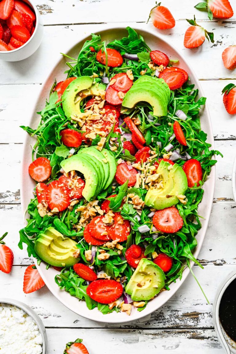 Strawberry Goat Cheese Salad The Clean Eating Couple