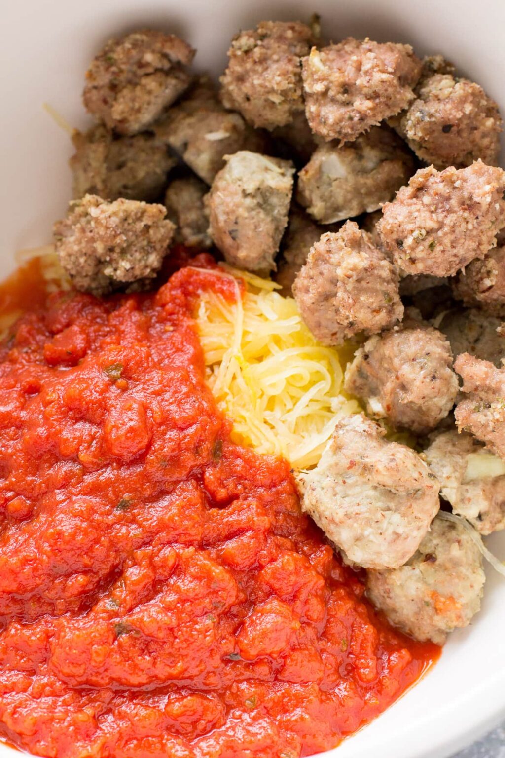 Meatball Spaghetti Squash Boats The Clean Eating Couple