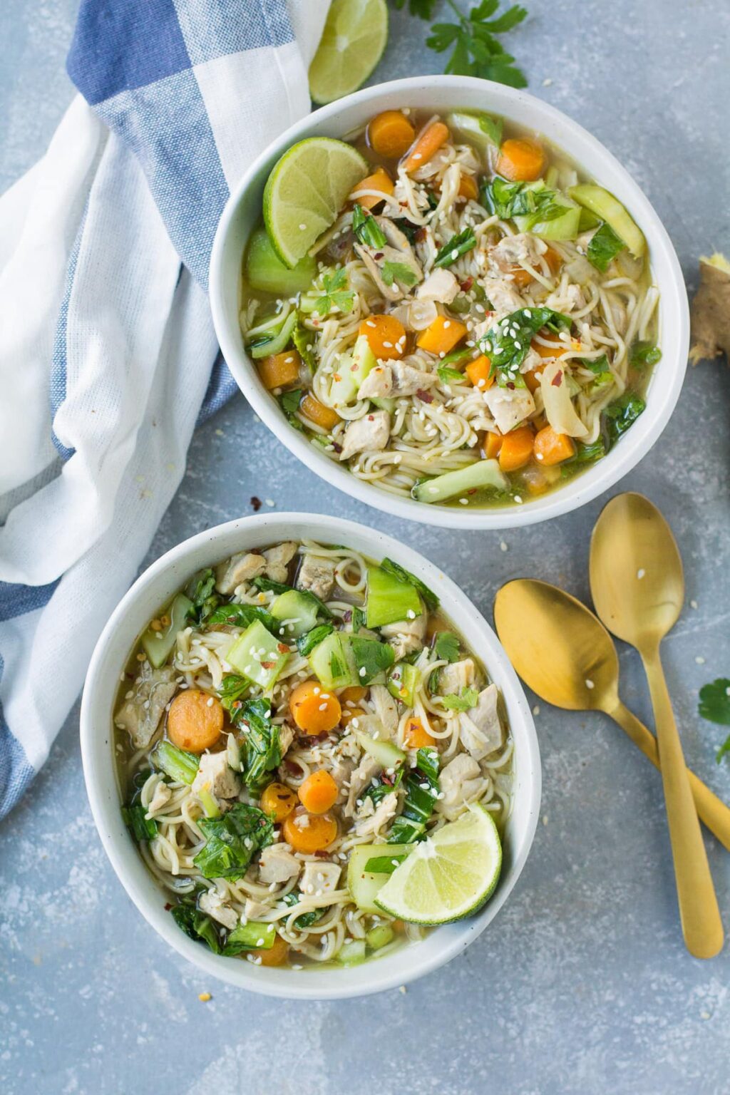 Asian Inspired Chicken Soup The Clean Eating Couple