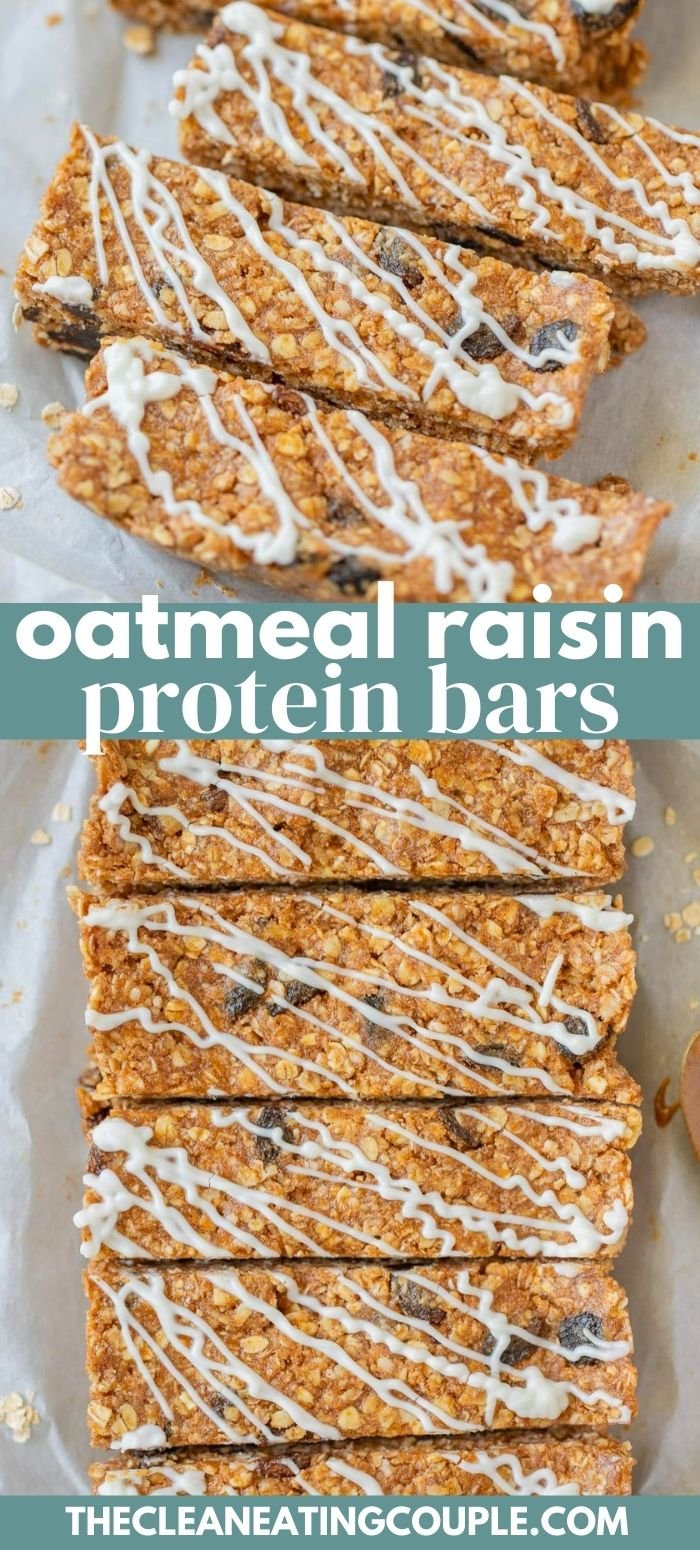 Healthy Protein Bars Oatmeal Raisin The Clean Eating Couple