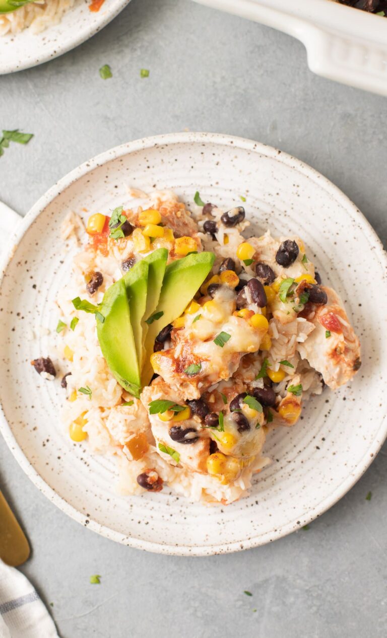Easy Southwest Chicken Casserole | The Clean Eating Couple