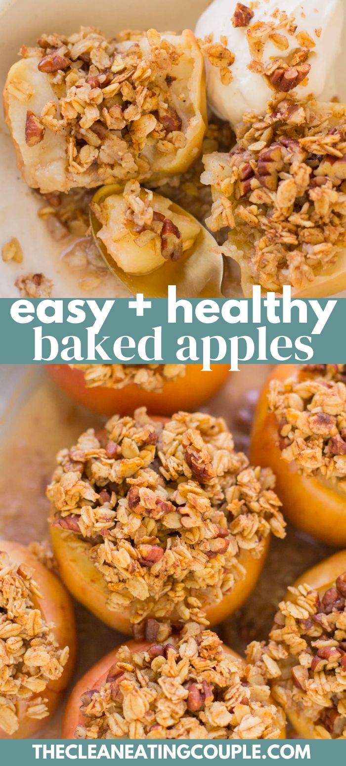 Best Baked Cinnamon Apples Dessert The Clean Eating Couple