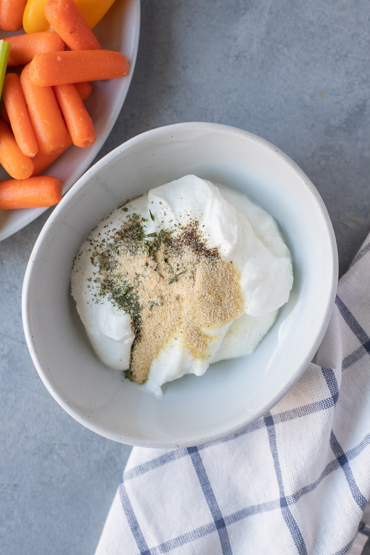 Healthy Greek Yogurt Veggie Dip The Clean Eating Couple