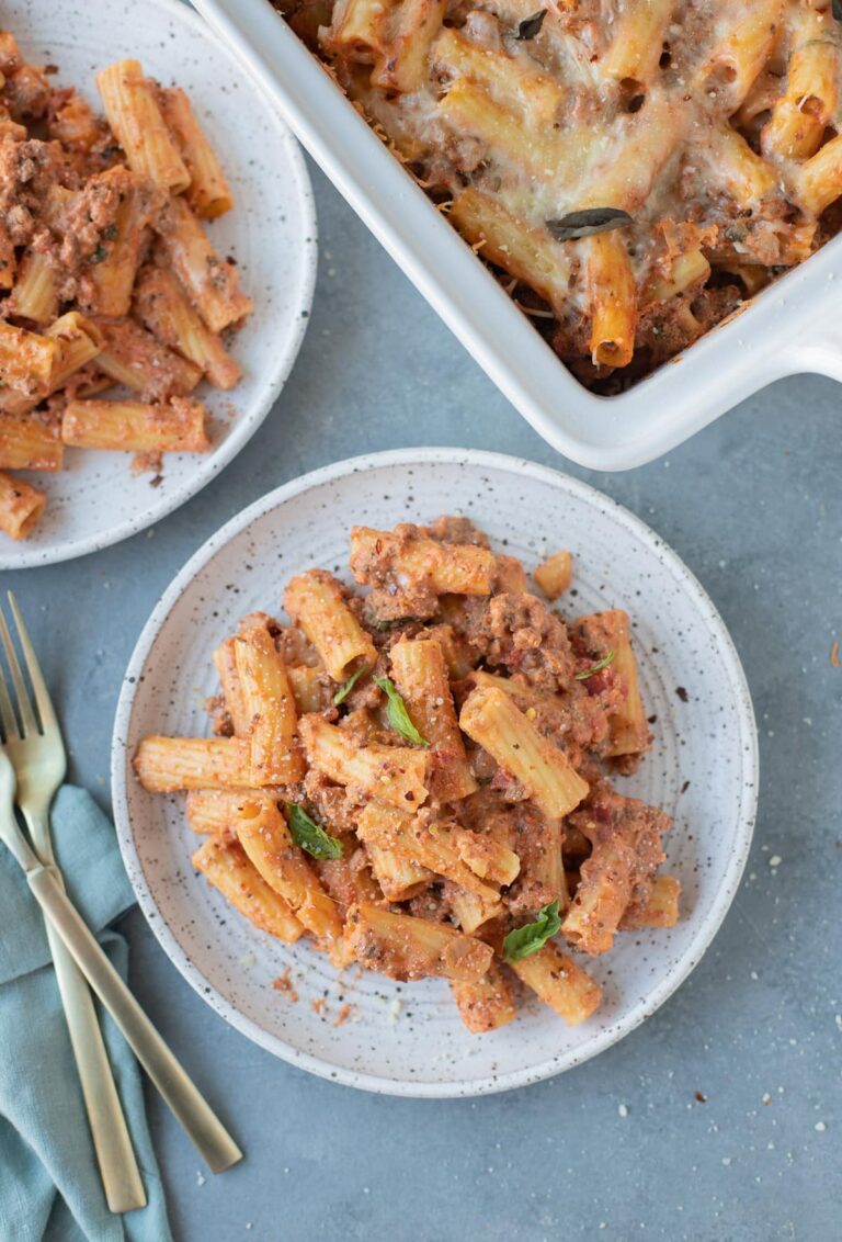 Healthy Baked Ziti The Clean Eating Couple