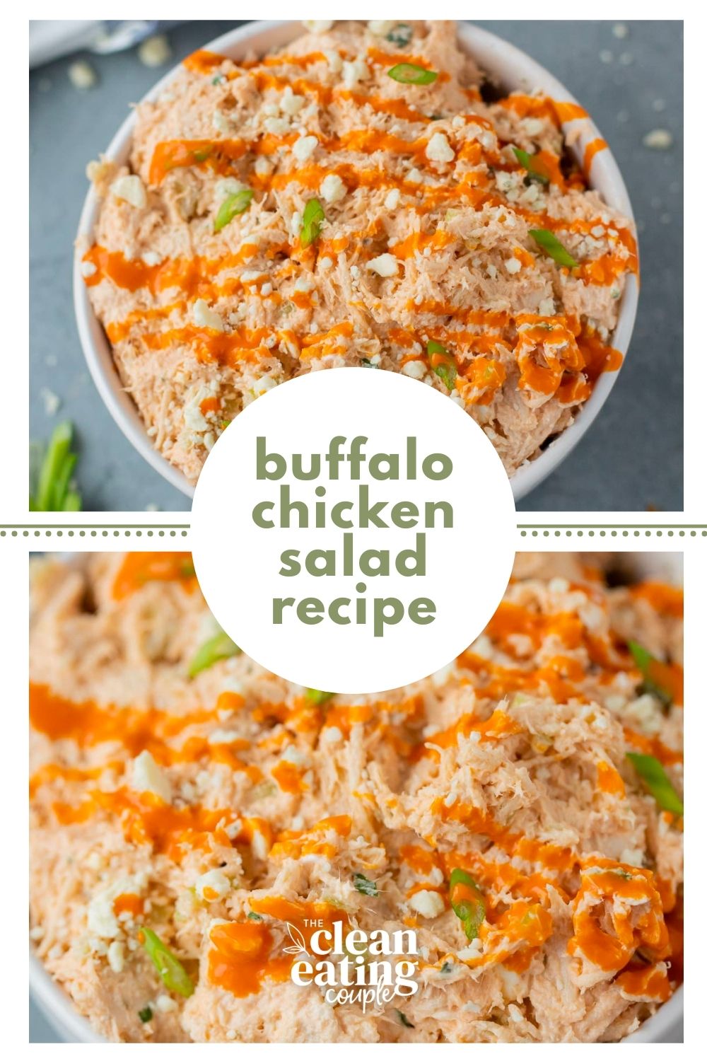 Healthy Buffalo Chicken Salad Recipe - Clean Eating Couple