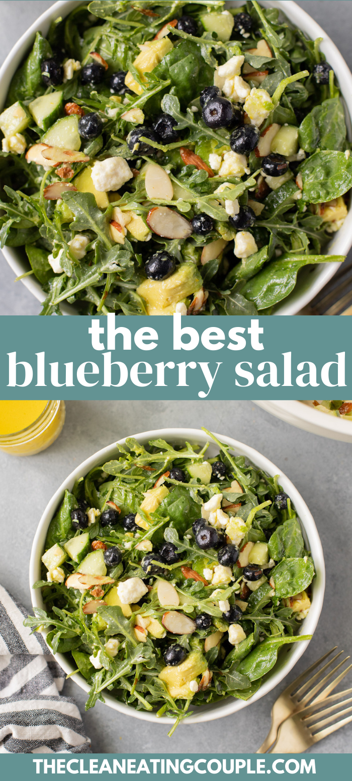 Easy Blueberry Salad with Feta The Clean Eating Couple