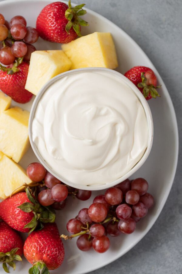 Easy Yogurt Fruit Dip Recipe (Healthy) The Clean Eating Couple
