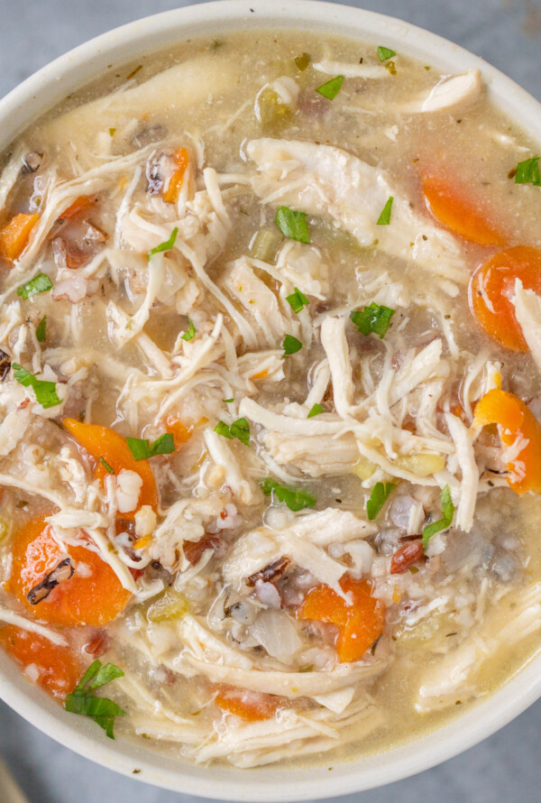 Wild Rice Chicken Soup The Clean Eating Couple