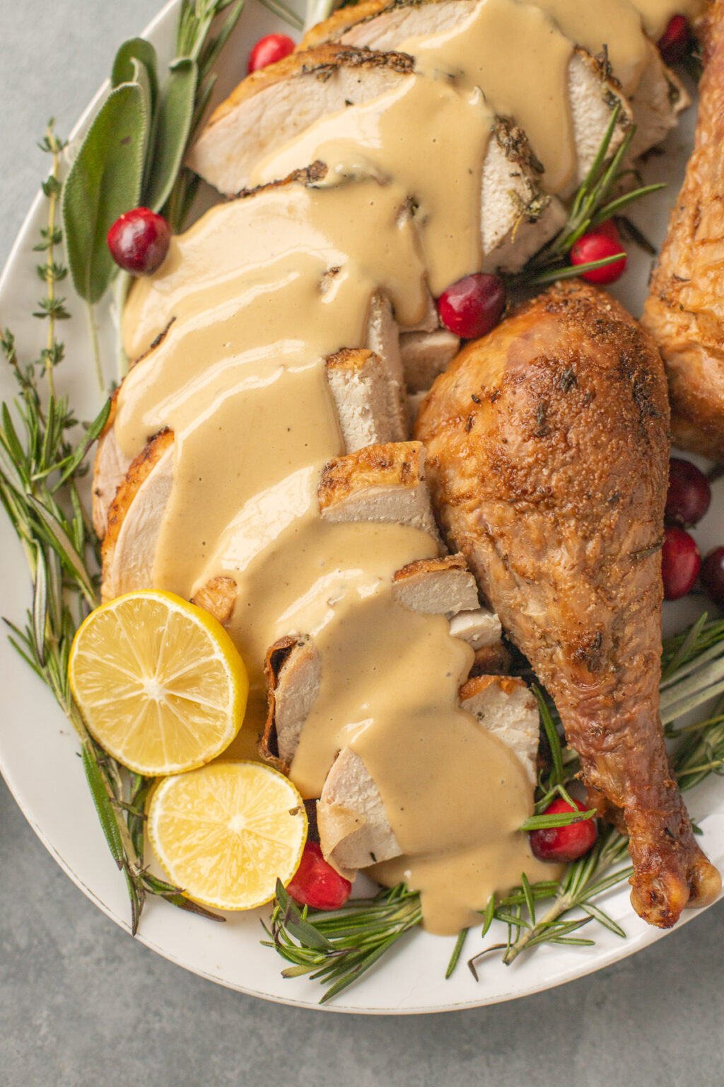 Herb Butter Turkey Recipe The Clean Eating Couple