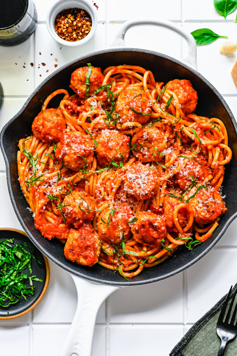 Healthy Chicken Meatball Recipe The Clean Eating Couple