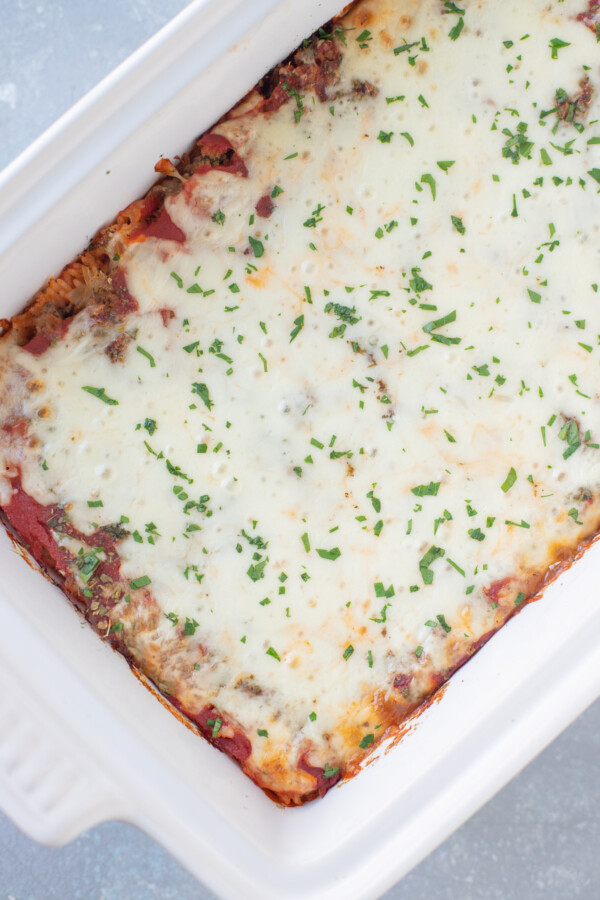 Easy Ground Beef Casserole Recipe | The Clean Eating Couple