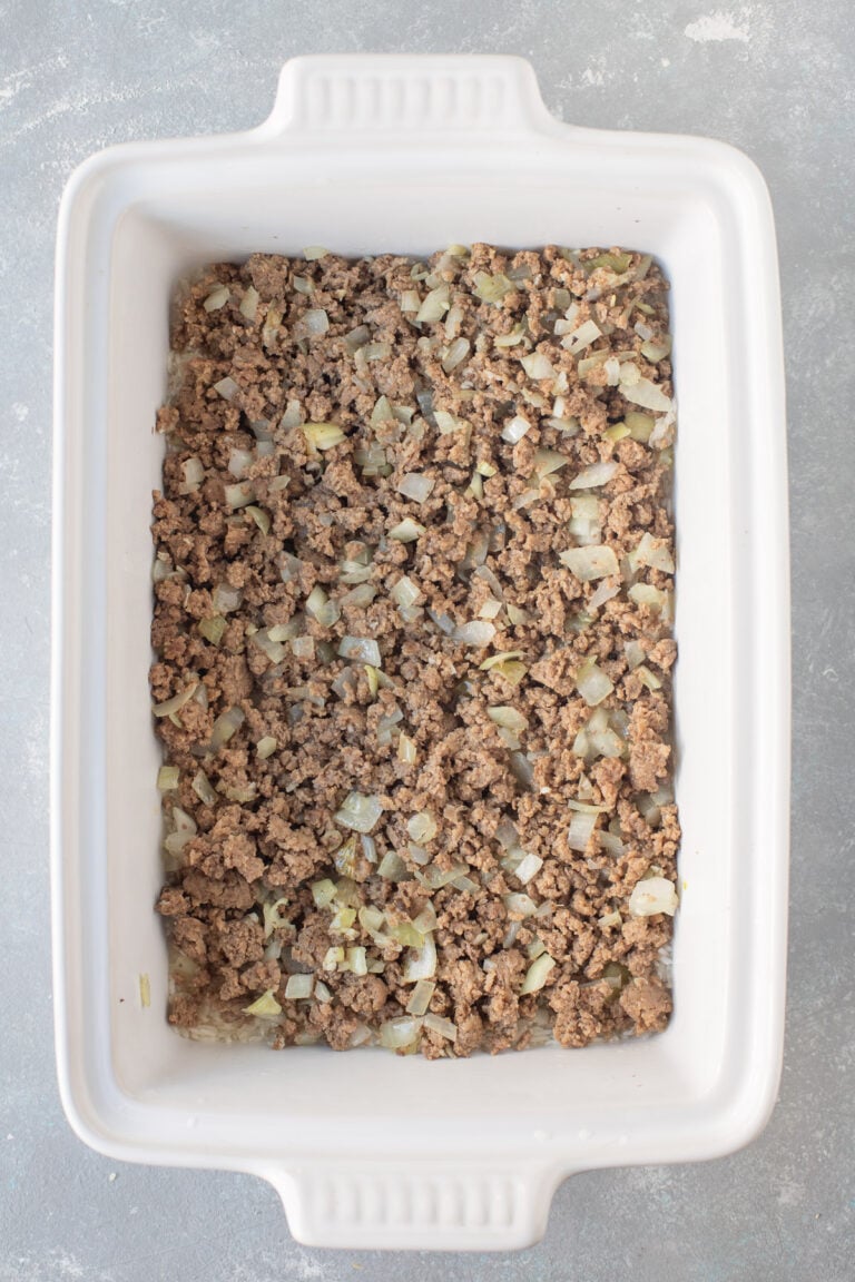 Easy Ground Beef Casserole Recipe | The Clean Eating Couple