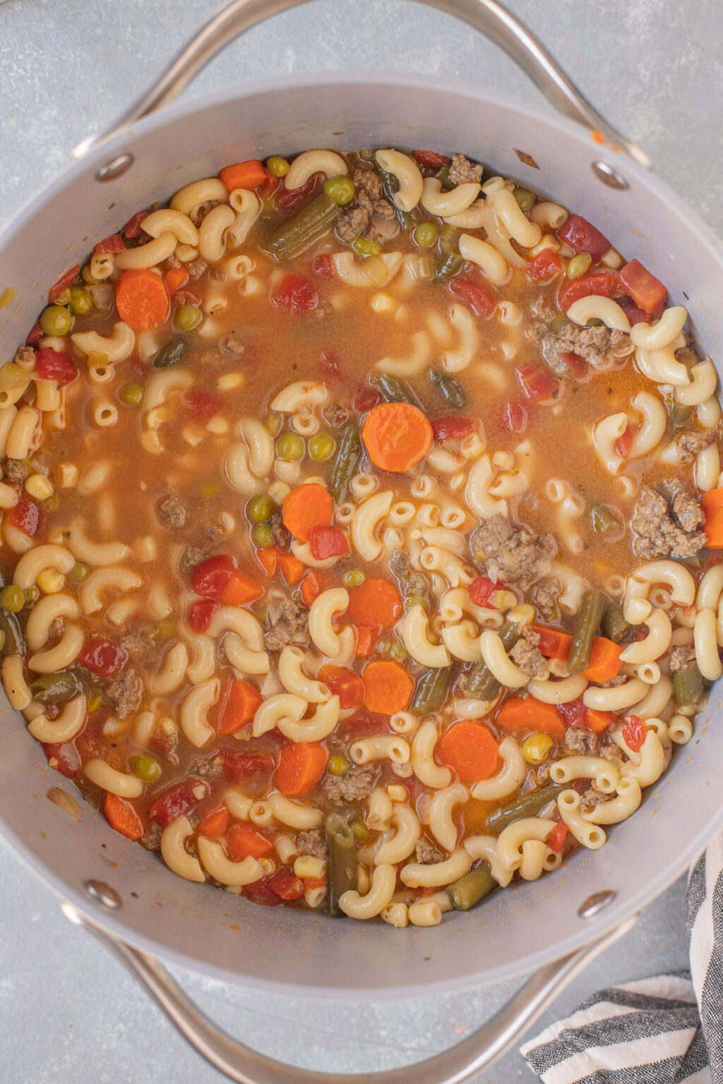 Vegetable Beef Soup with Hamburger | The Clean Eating Couple