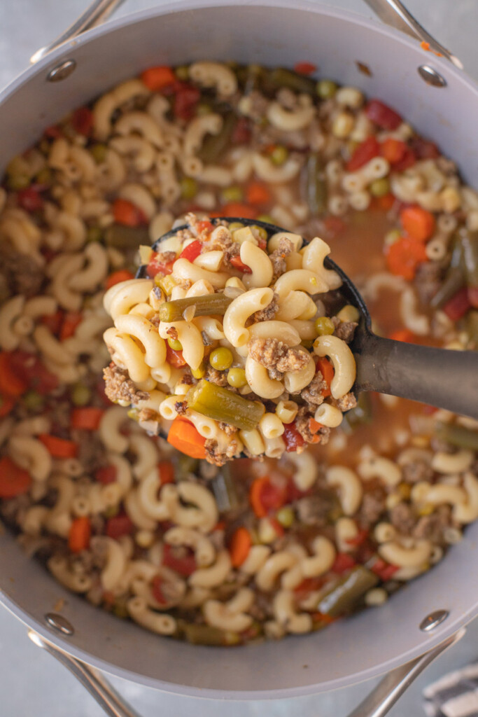 Vegetable Beef Soup with Hamburger | The Clean Eating Couple