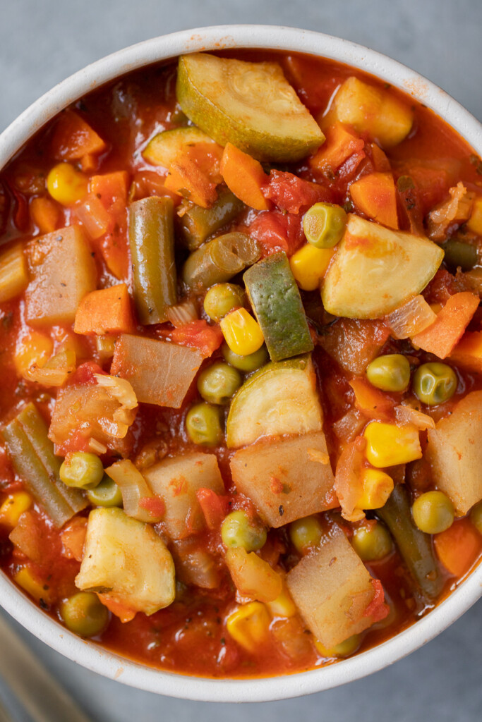 Homemade Vegetable Soup Recipe | The Clean Eating Couple