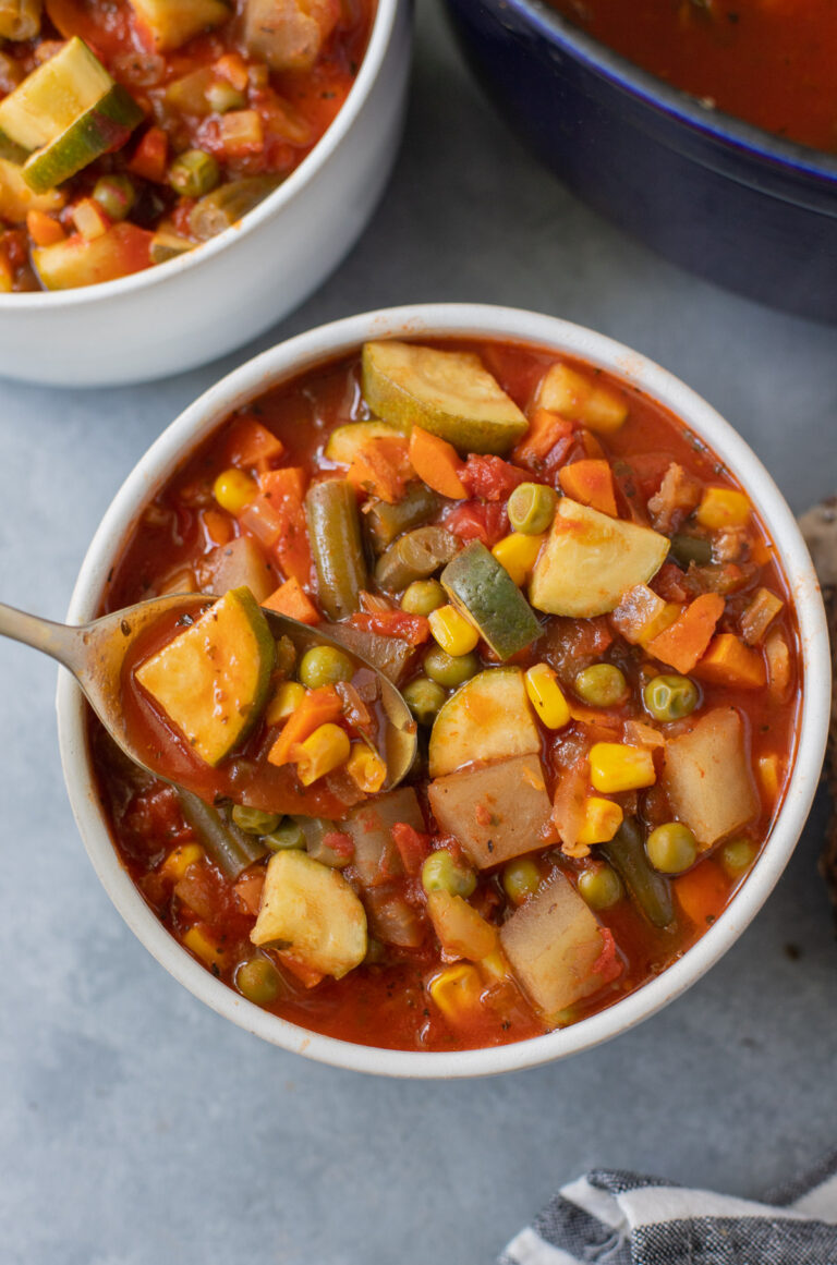 Homemade Vegetable Soup Recipe The Clean Eating Couple