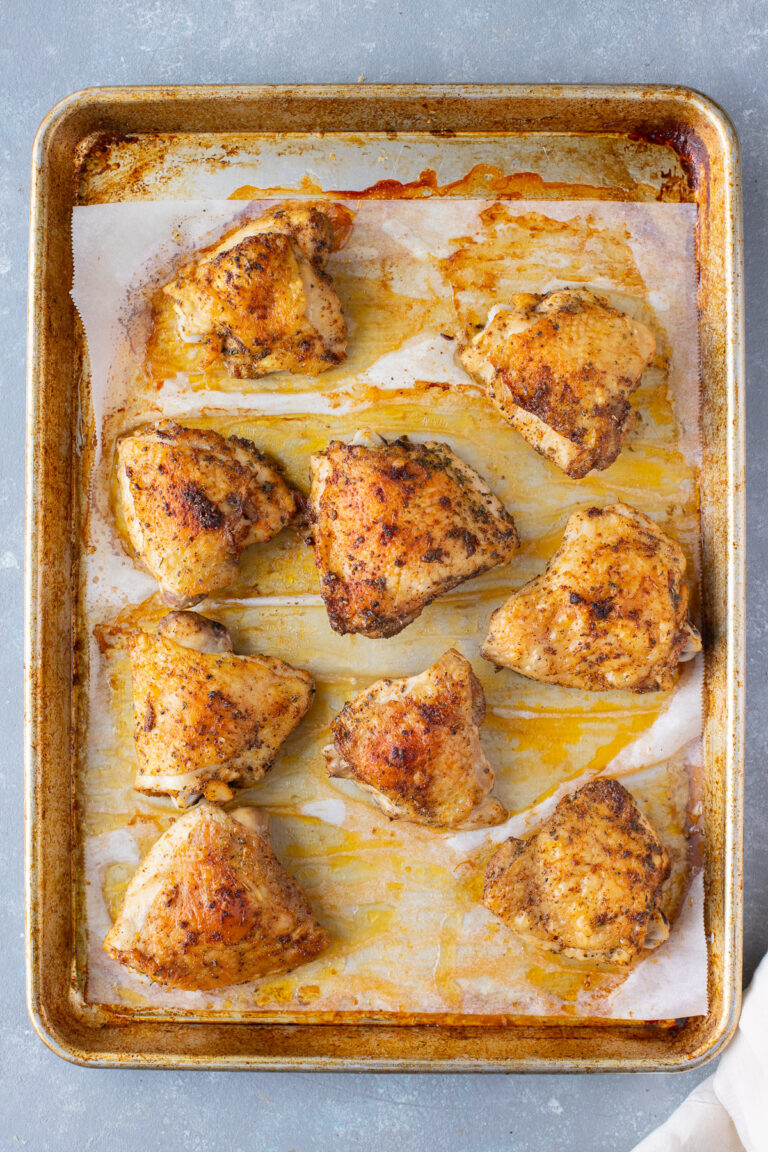 Crispy Baked Chicken Thighs The Clean Eating Couple