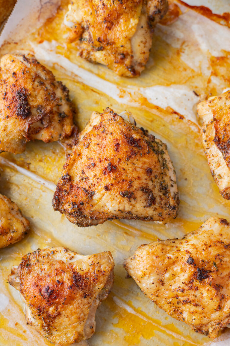 Crispy Baked Chicken Thighs The Clean Eating Couple