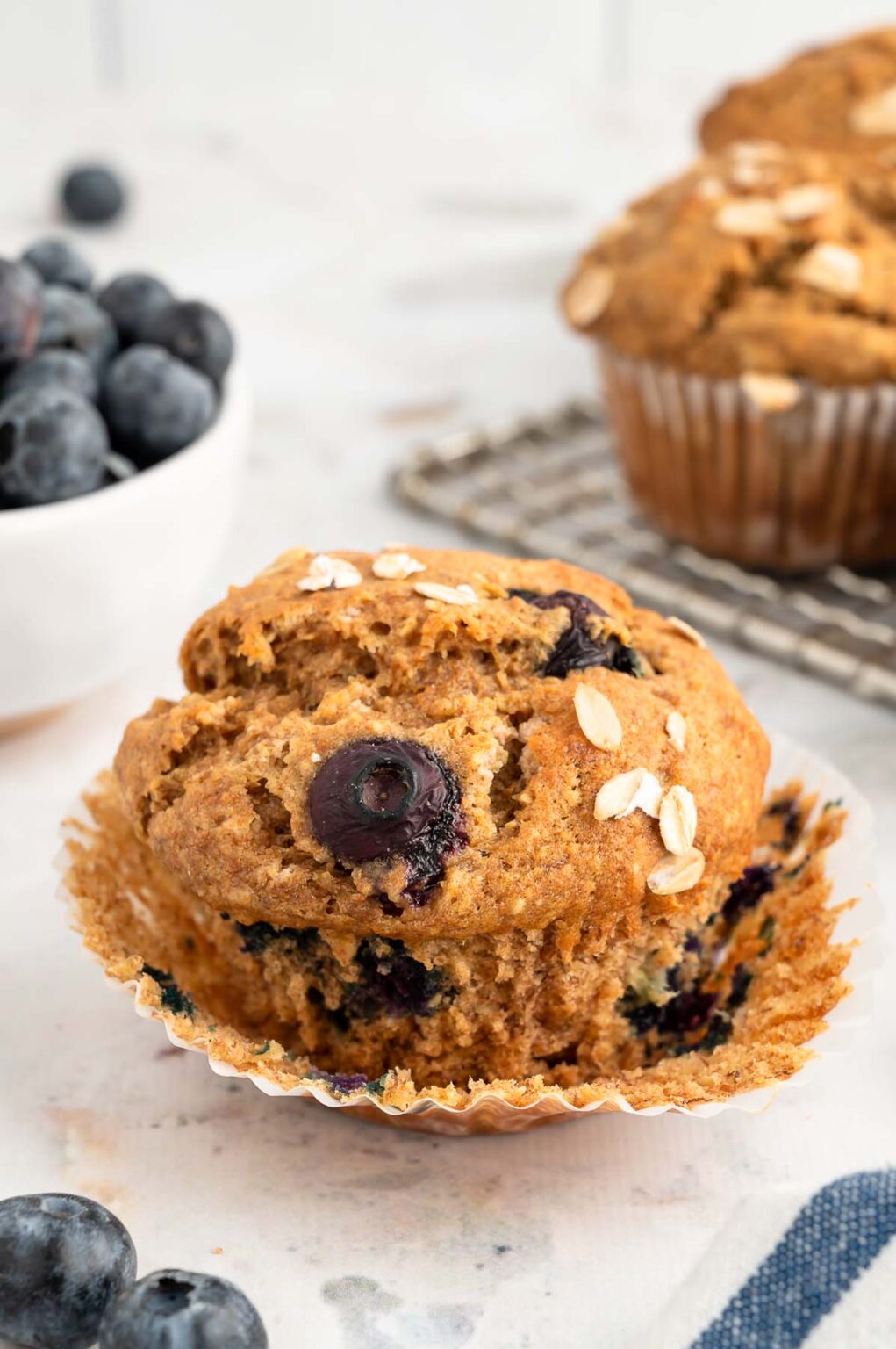 Healthy Banana Blueberry Muffins The Clean Eating Couple