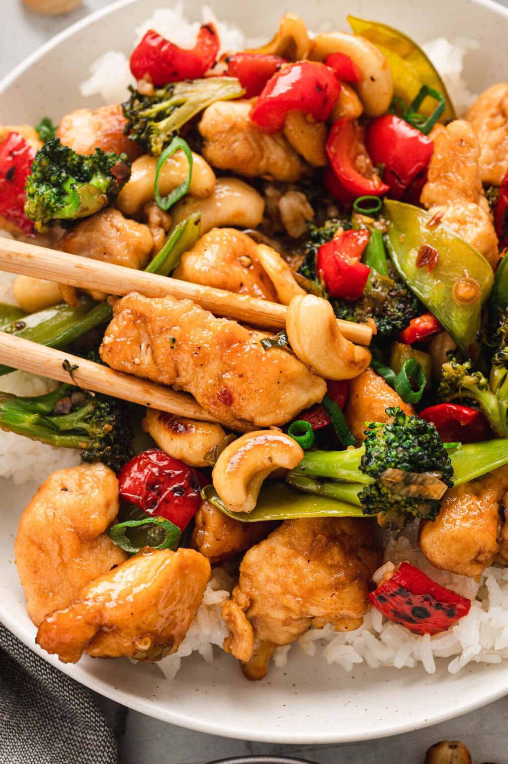 Healthy Easy Cashew Chicken Recipe The Clean Eating Couple