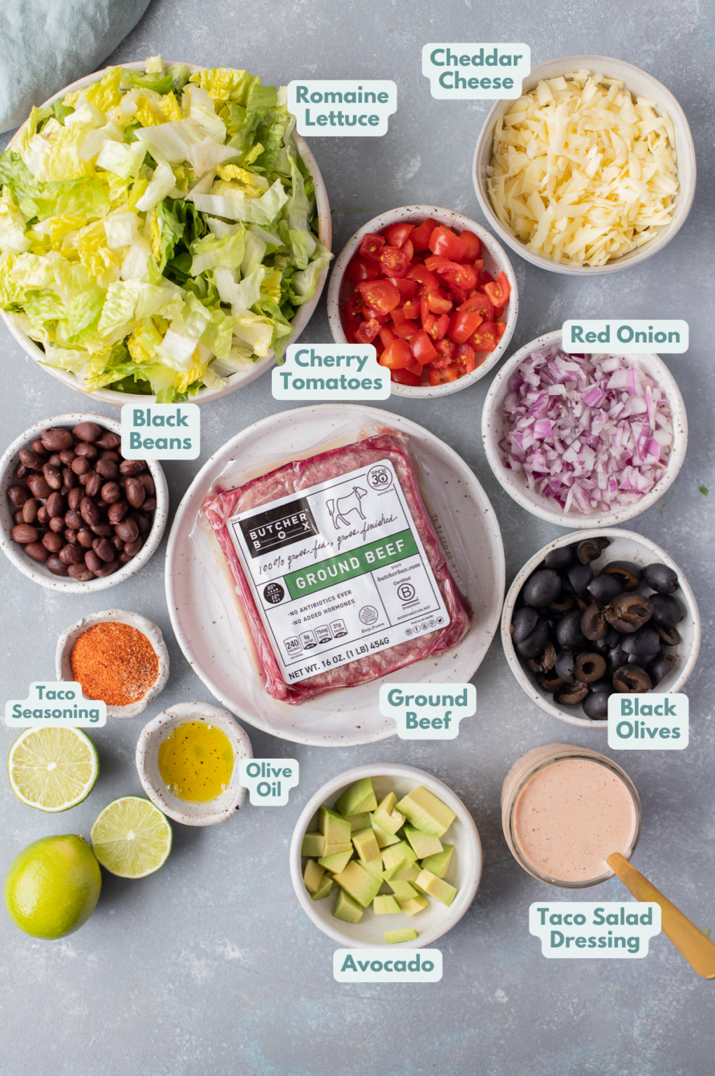 Healthy Taco Salad - Customizable and Low Carb Dinner Idea!