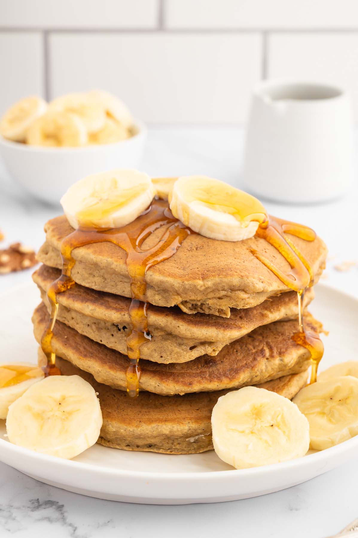 Healthy Banana Pancakes The Clean Eating Couple