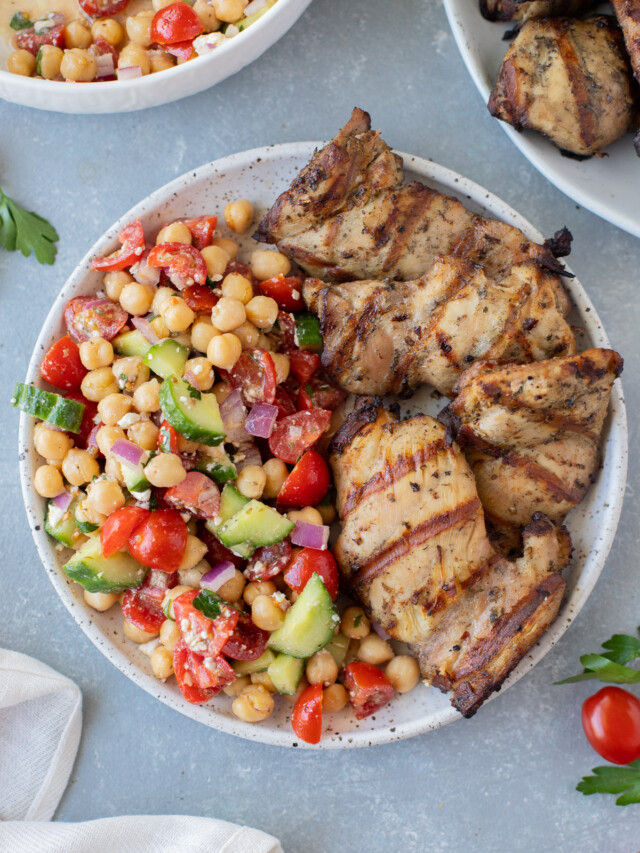 Grilled Boneless Chicken Thighs The Clean Eating Couple