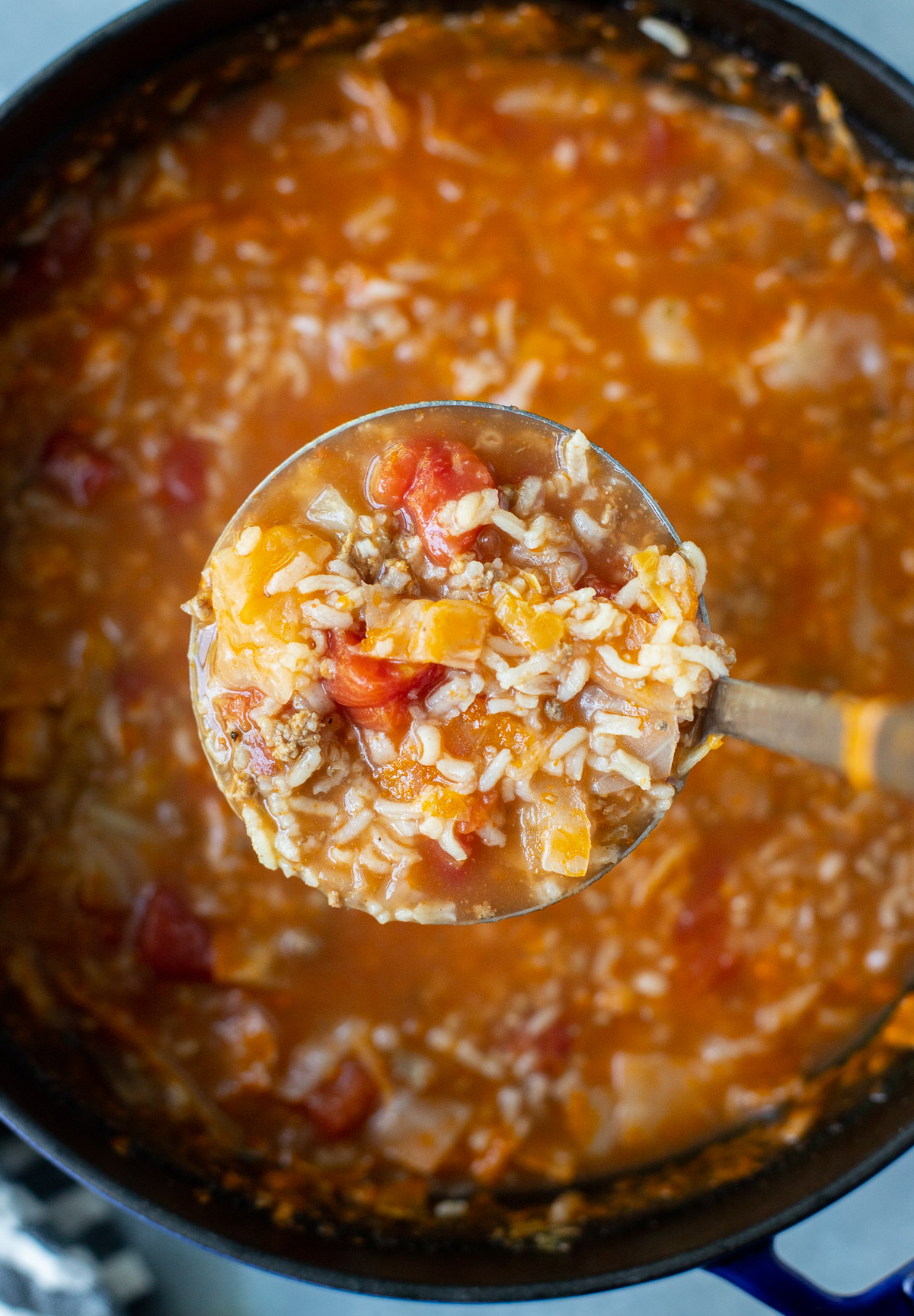 Hamburger Cabbage Soup | The Clean Eating Couple