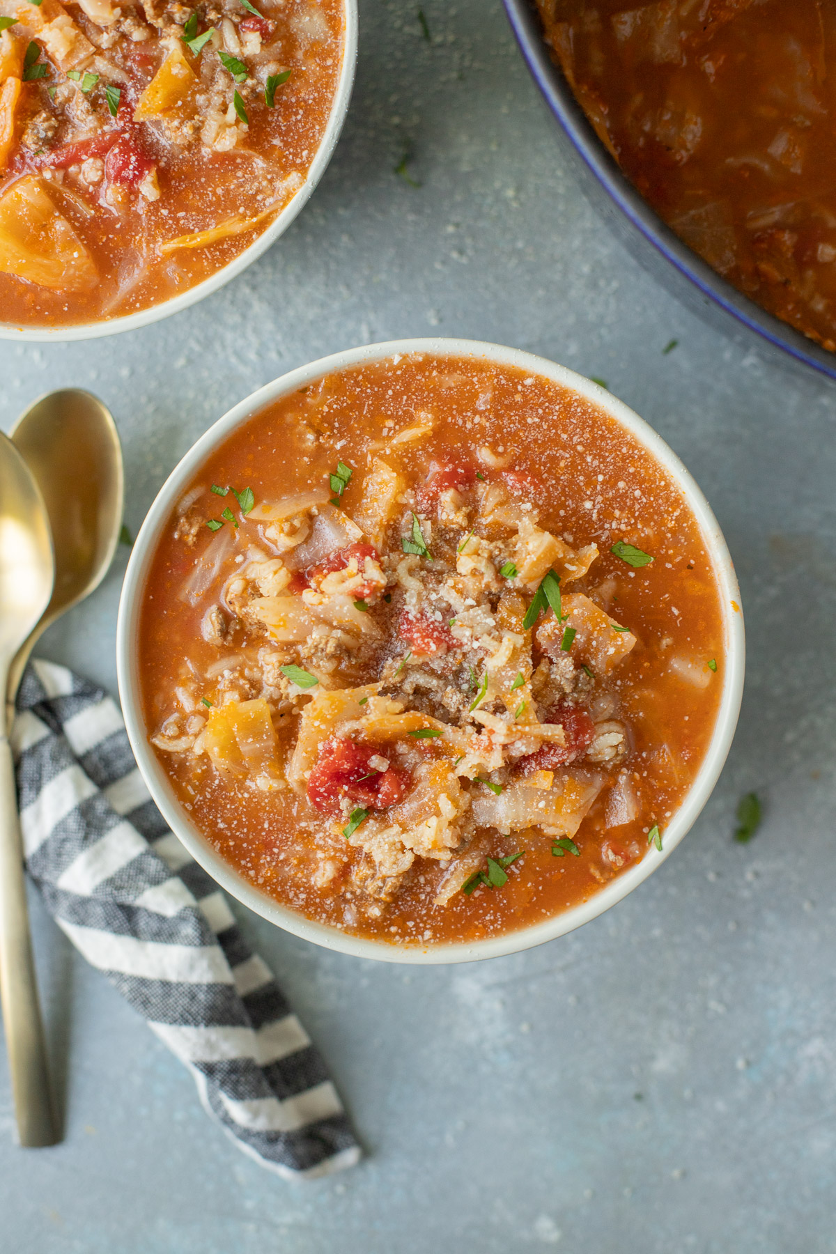 Hamburger Cabbage Soup | The Clean Eating Couple