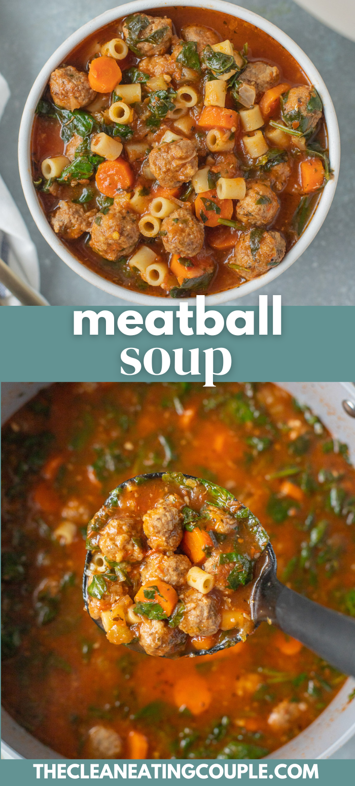 Easy Meatball Soup | The Clean Eating Couple