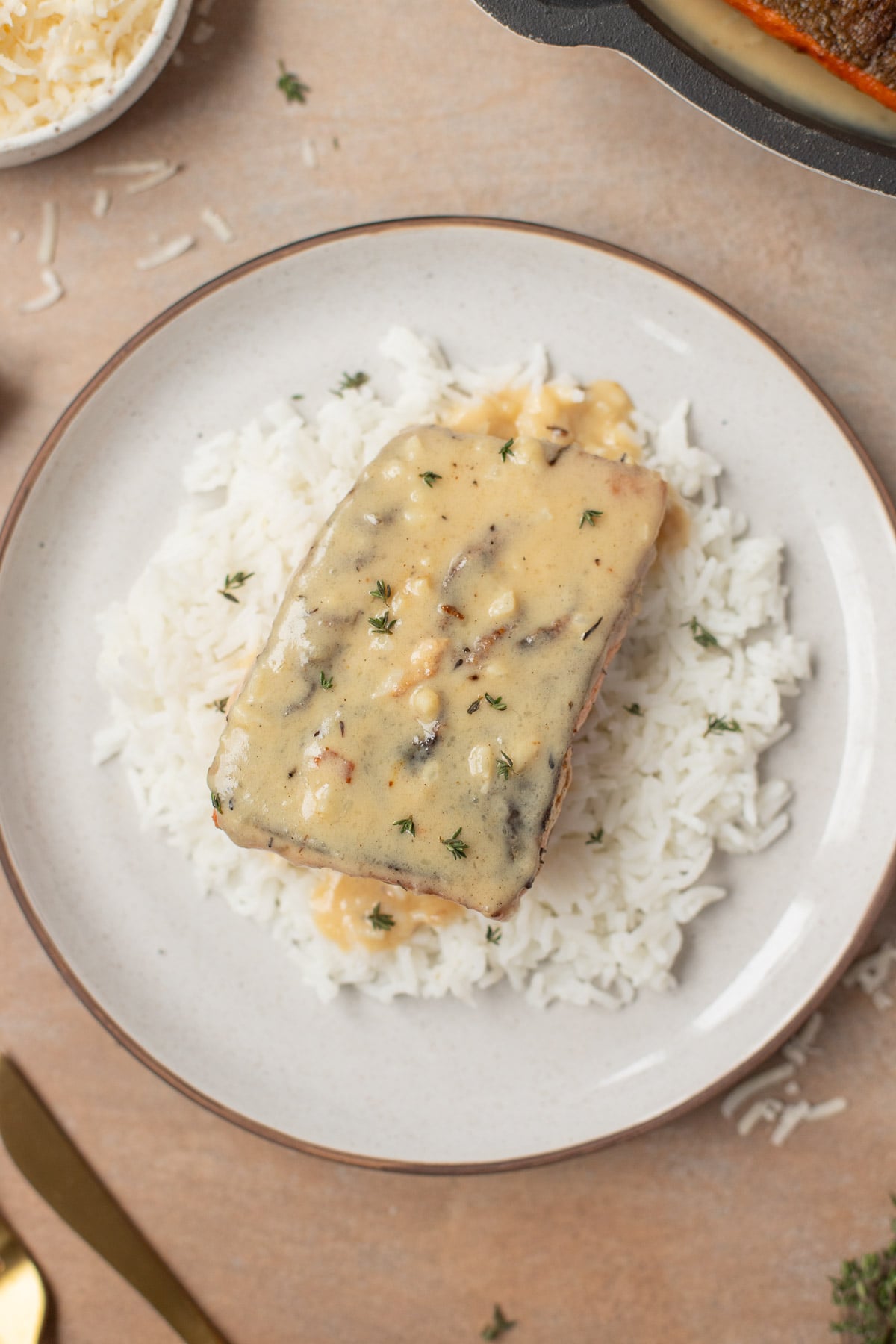 Creamy Garlic Salmon