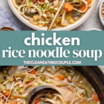 Chicken Rice Noodle Soup Pin