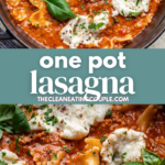 One Pot Lasagna Pin