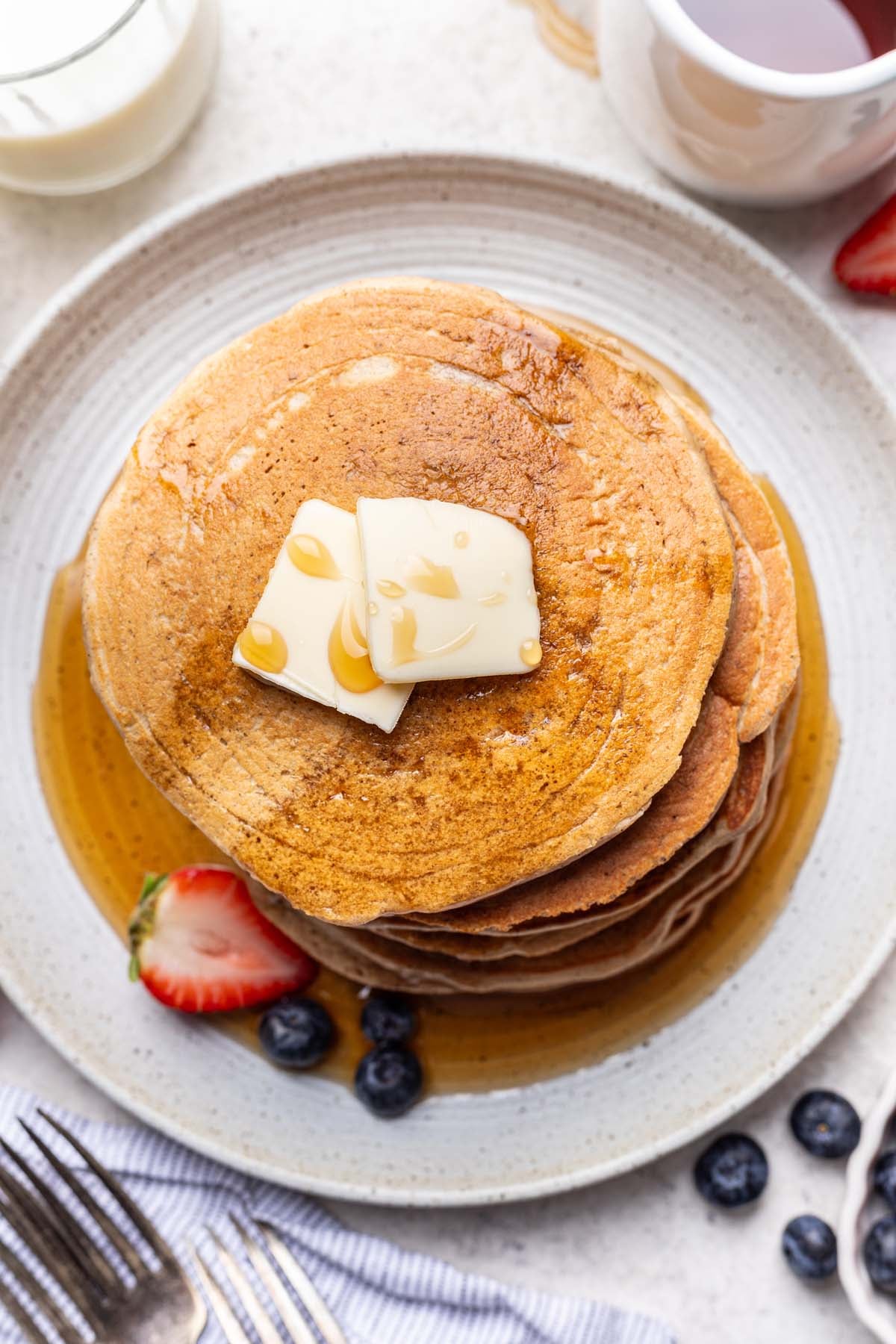 Oat Flour Pancakes