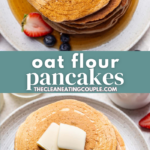 Oat Flour Pancakes Pin