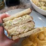 pesto chicken salad sandwich