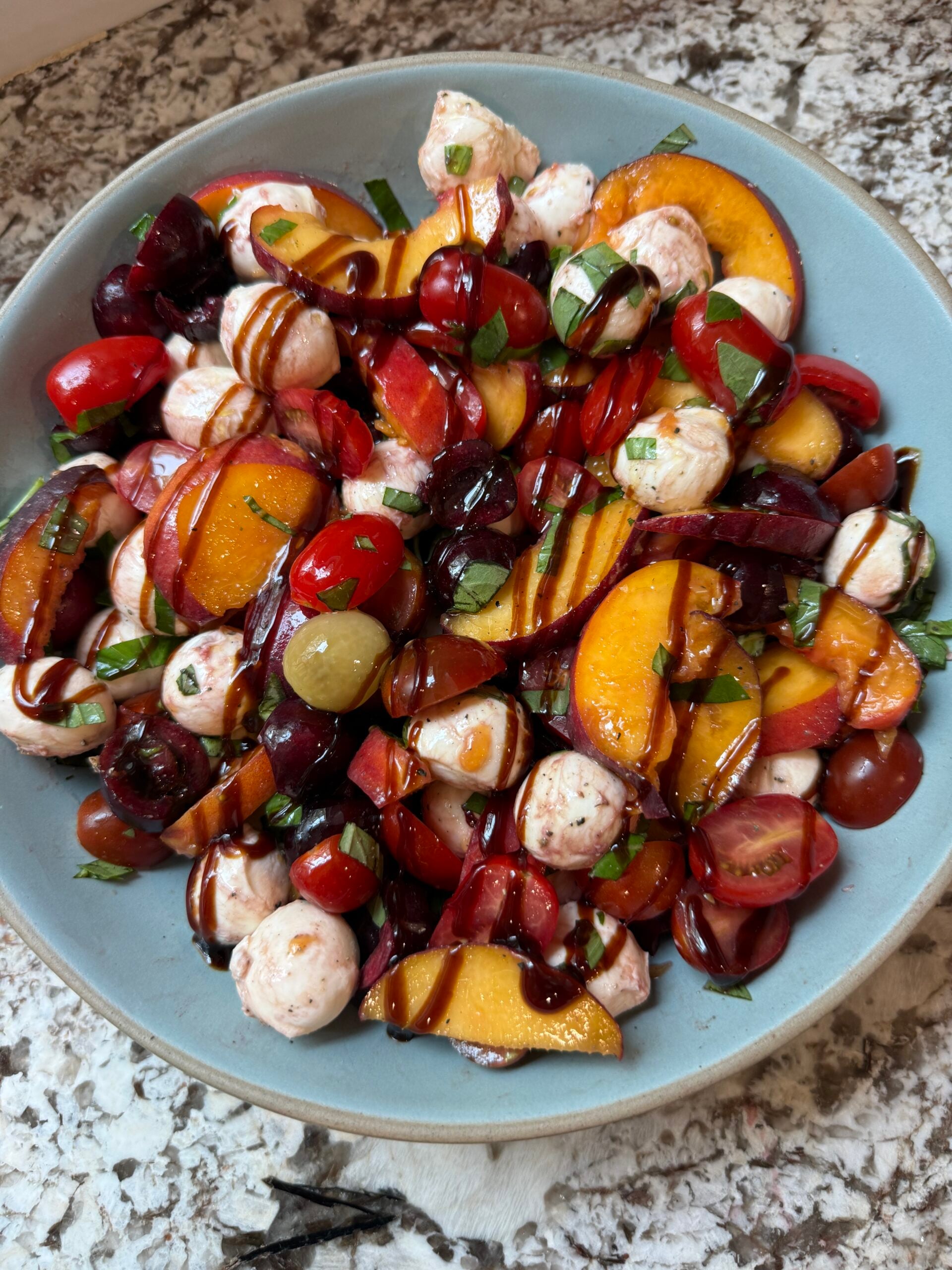 Peach Caprese Salad